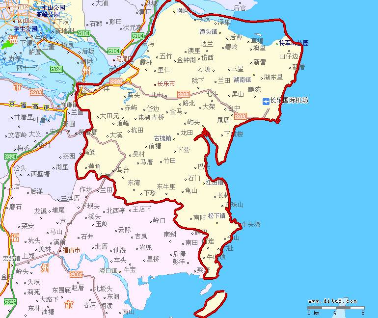 设立福州市长乐区,滨海新城两条快速通道年内动建,未来福州市区到长乐