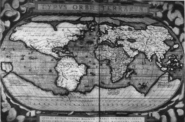 16世纪晚期欧洲视角下的世界:奥特里斯《寰宇全图》(1570)