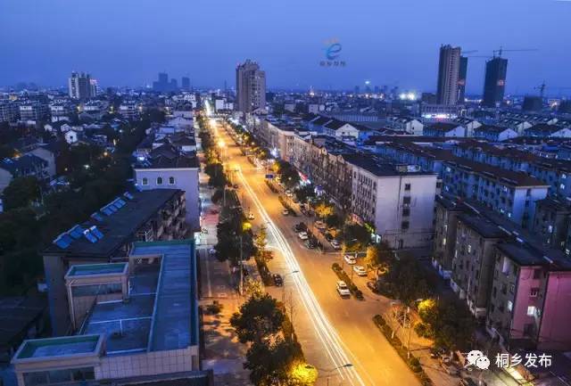 崇福小城市夜景