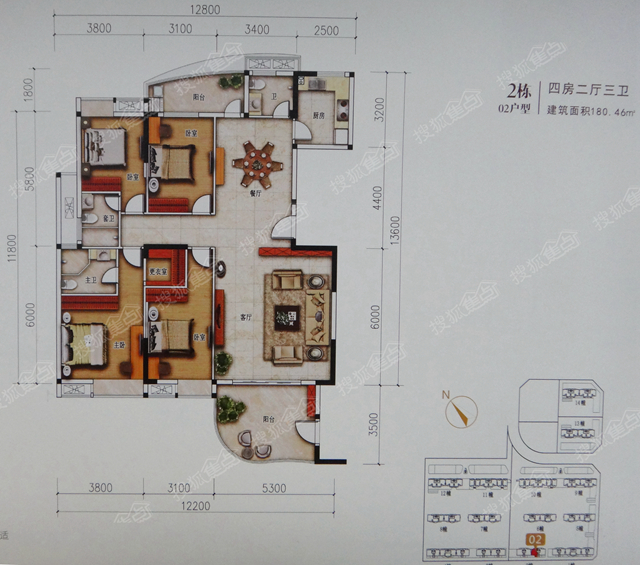 君悦海湾起价9600元/m 项目户型图邀赏