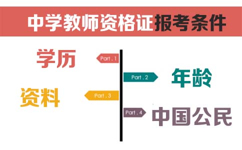 2017年中学教师资格证报考条件有哪些注意事