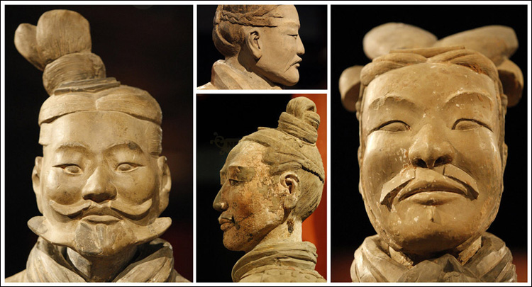 你所不知道的秦陵兵马俑:十种脸型传达神秘预言