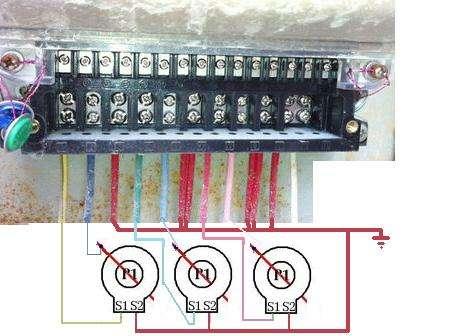 为了安全,应将电流互感器s2端连接后接地.
