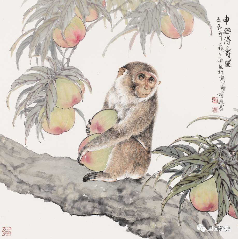 京城闻名的画猴大家——曹俊义(这么传达着浓浓温情的猴子您见过吗?