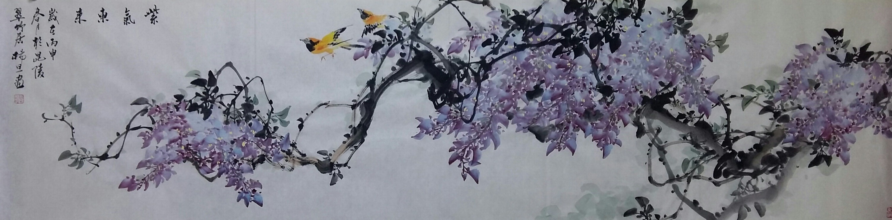 杨旦先生花鸟画:心清格雅 意象丰美