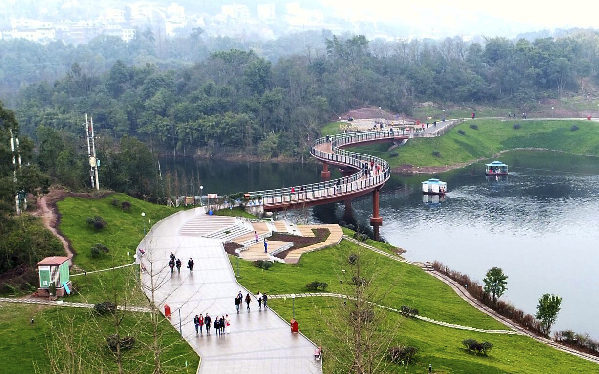 达州莲花湖湿地公园催生未来城市榜样