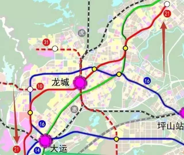 好消息!深圳地铁14号,16号延伸至惠阳区新圩镇,惠阳大亚湾