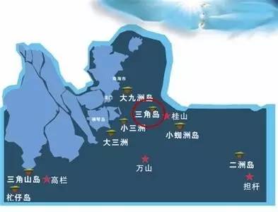 三角岛位于珠海万山群岛的西北部, 距离深圳蛇口约 21.