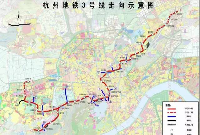 地铁3号线二期杭州西站位置全曝光科技城全部配套都在这里