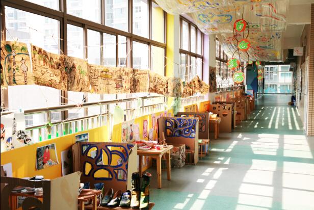 幼儿园环创之美工室布置,感受丰富色彩,幼师参