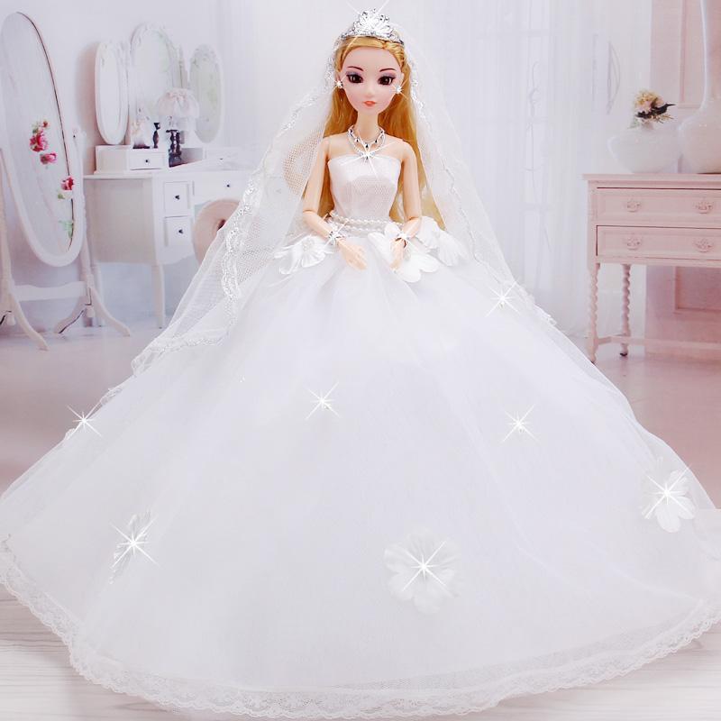 芭比娃娃的婚纱礼物设计_芭比娃娃图片婚纱