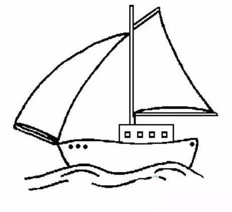 儿童简笔画:海上轮船帆船等各种画法等你来挑