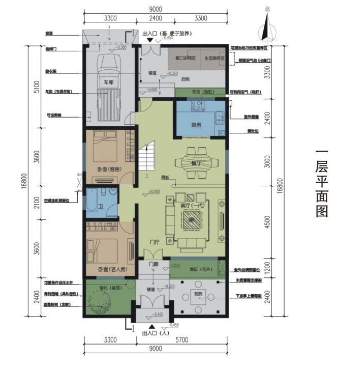 9x17米带院新农村三层楼房,看完你会在城里买房吗