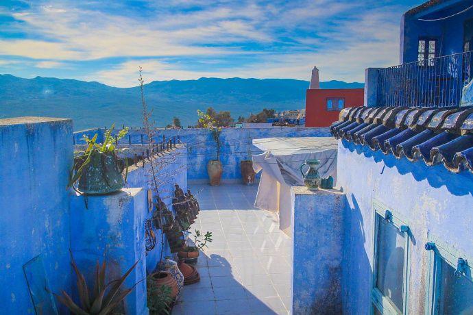 蓝的像幅画~蔚蓝色的摩洛哥老城简直美哭啦!