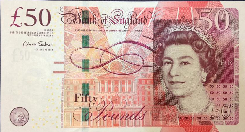 第5位,英镑,目前1英镑约合人民币8块多.