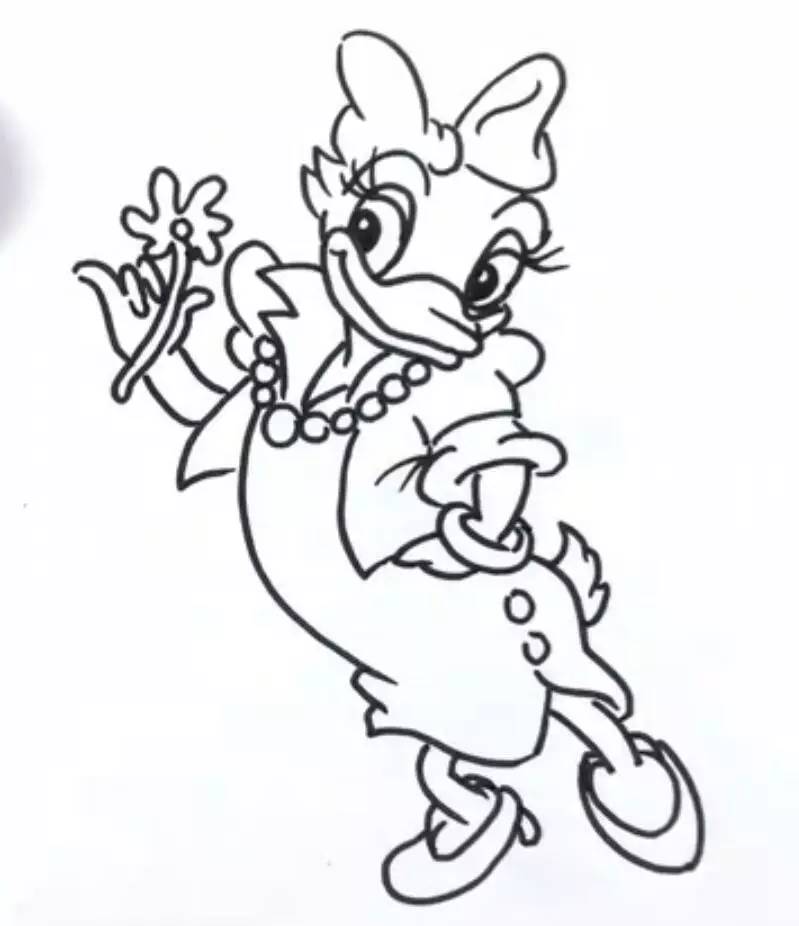 动漫绘画馆-米老鼠和唐老鸭·美丽的黛西