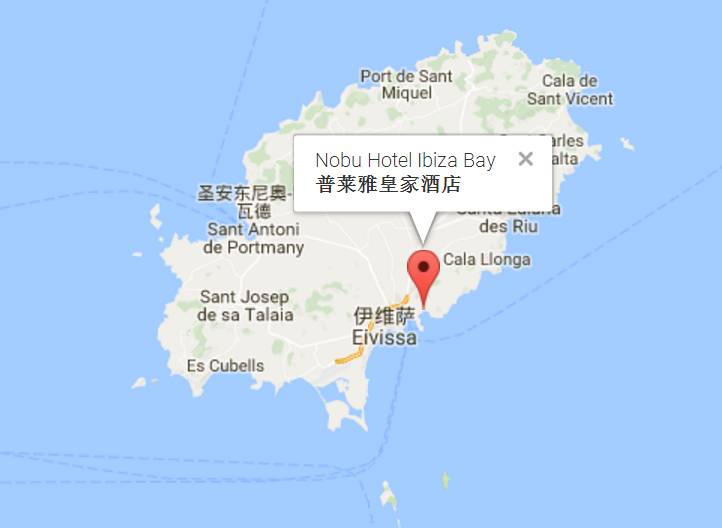 hotel ibiza bay的位置非常优越,地处塔拉曼卡湾白沙滩旁,离伊维萨镇