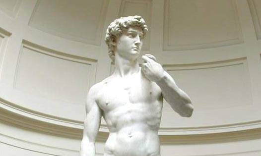 no.3: 米开朗基罗雕塑作品《大卫》动起来~ 这肌肉,这线条,完美!