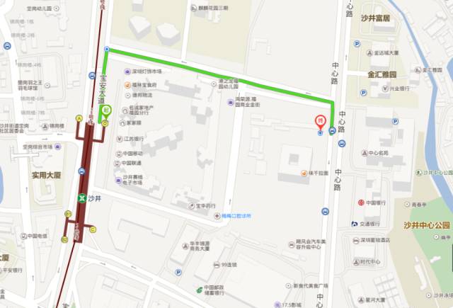 宝安区新桥街道中心路89号(11号线沙井站d出口)