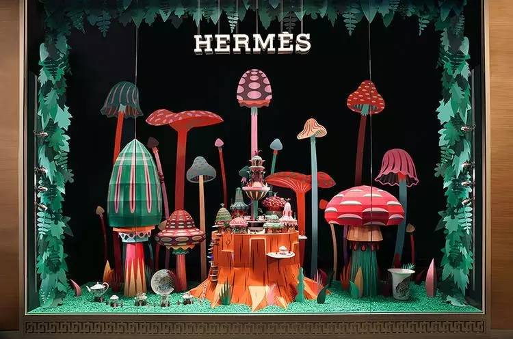 hermès | 爱马仕橱窗设计,通过文化的积淀展现奢华感