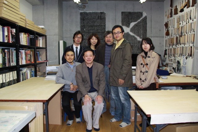 2009年,受李庚教授邀请,李仕明在日本京都造型艺术大学讲学,在此水墨