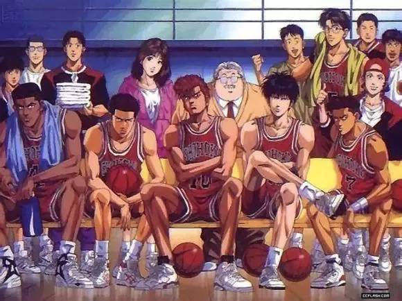 (slam dunk)日本漫画家井上雄彦以高中篮球为题材的励志型漫画及动画