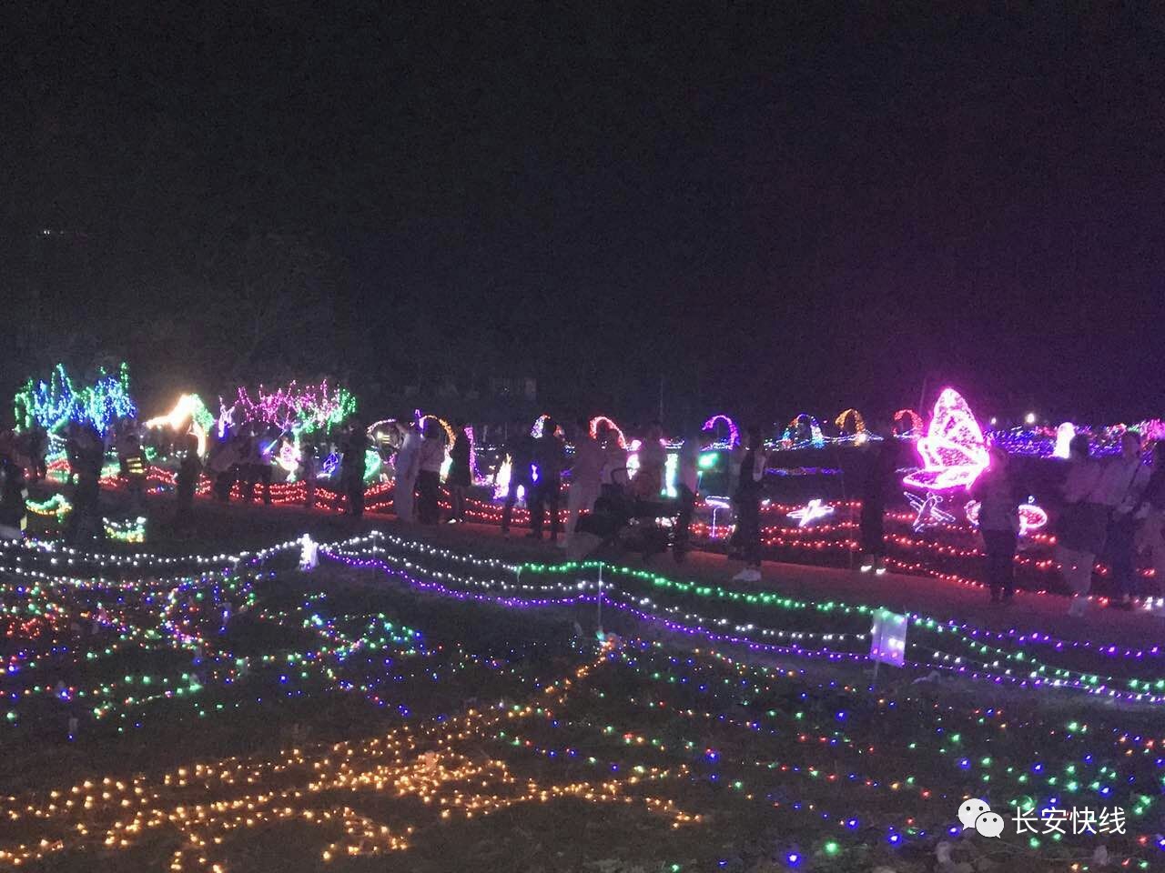 昨晚大岭山森林公园旁一夜之间形成梦星园迅速刷爆了整个东莞的朋友圈