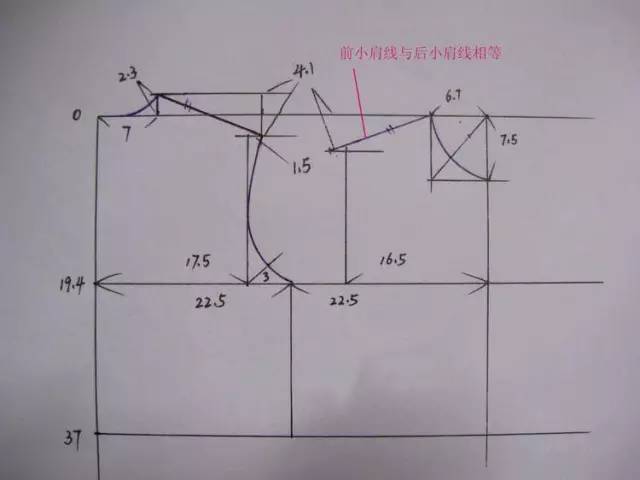 服装裁剪基础教程第一课:画基础线