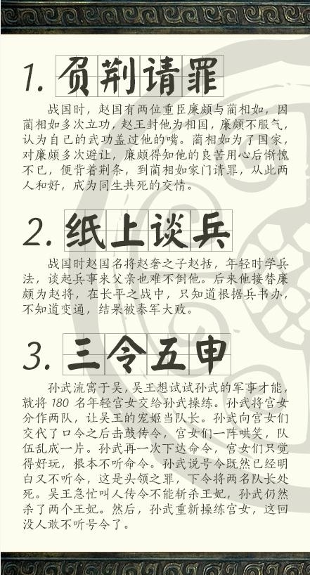 长知识 春秋战国的成语典故,都在这了!果断收藏!