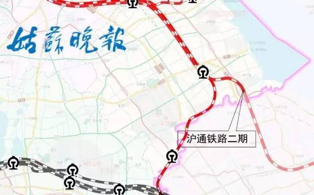 沪通铁路太仓至四团段 (沪通二期) 沪通铁路是国家《综合交通网中