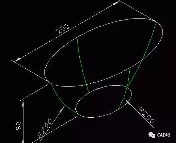 cad绘制三维金元宝的方法