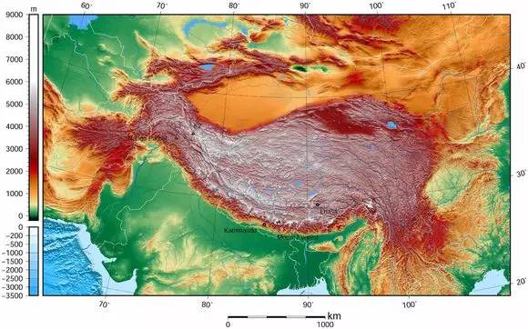 青藏高原是在距今300万年～200万年期间最终形成,距今248万年是一个