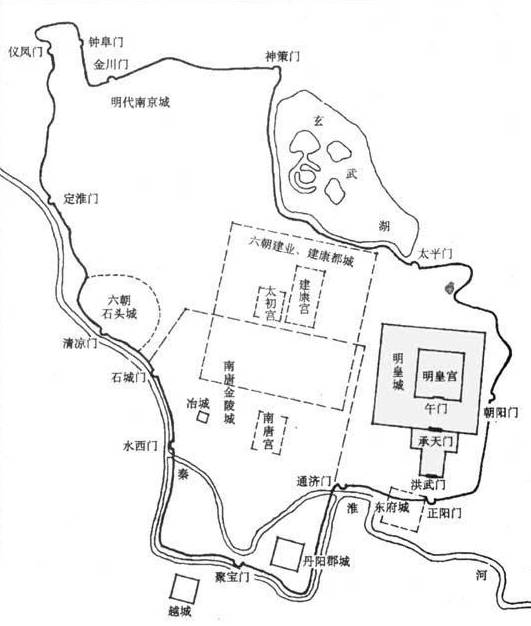 南京外城墙地图展示图片