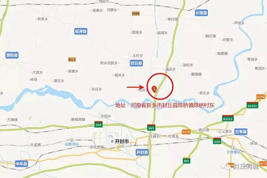 园区地址:河南省新乡市封丘县曹岗乡黄河大堤曹岗险工    路线