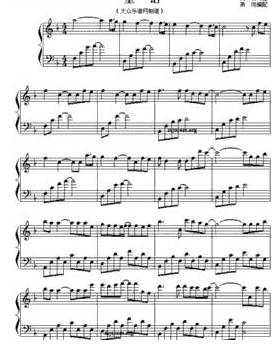 童话钢琴曲谱_童话钢琴简谱数字(3)