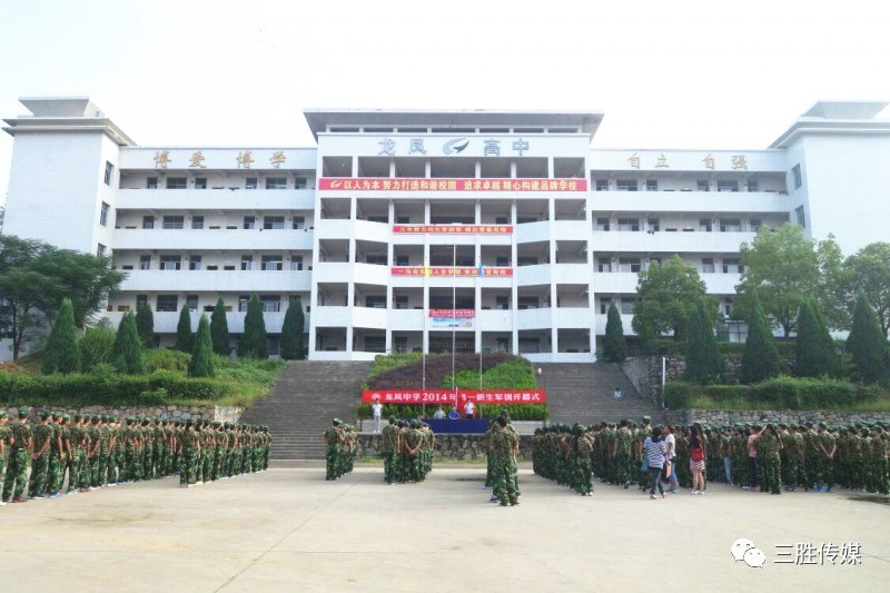 奋然前行的罗田龙凤高级中学