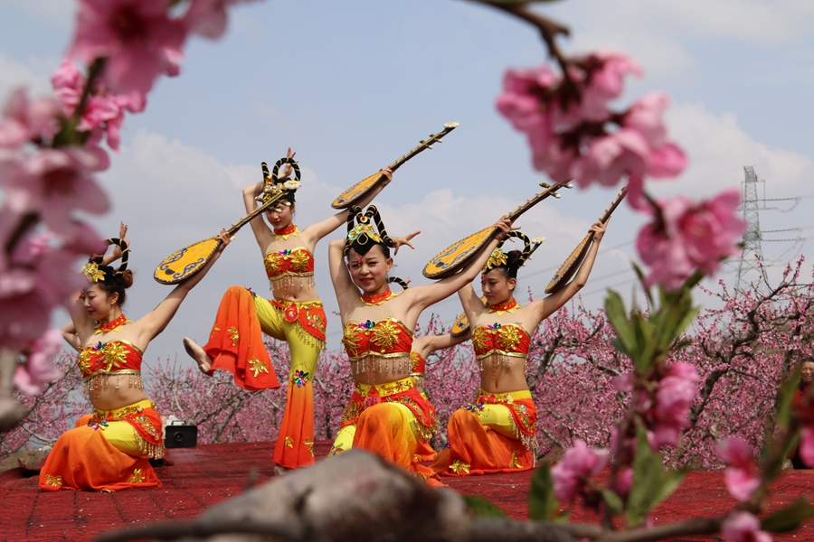 秦安桃花会秦安桃花会游园路线图