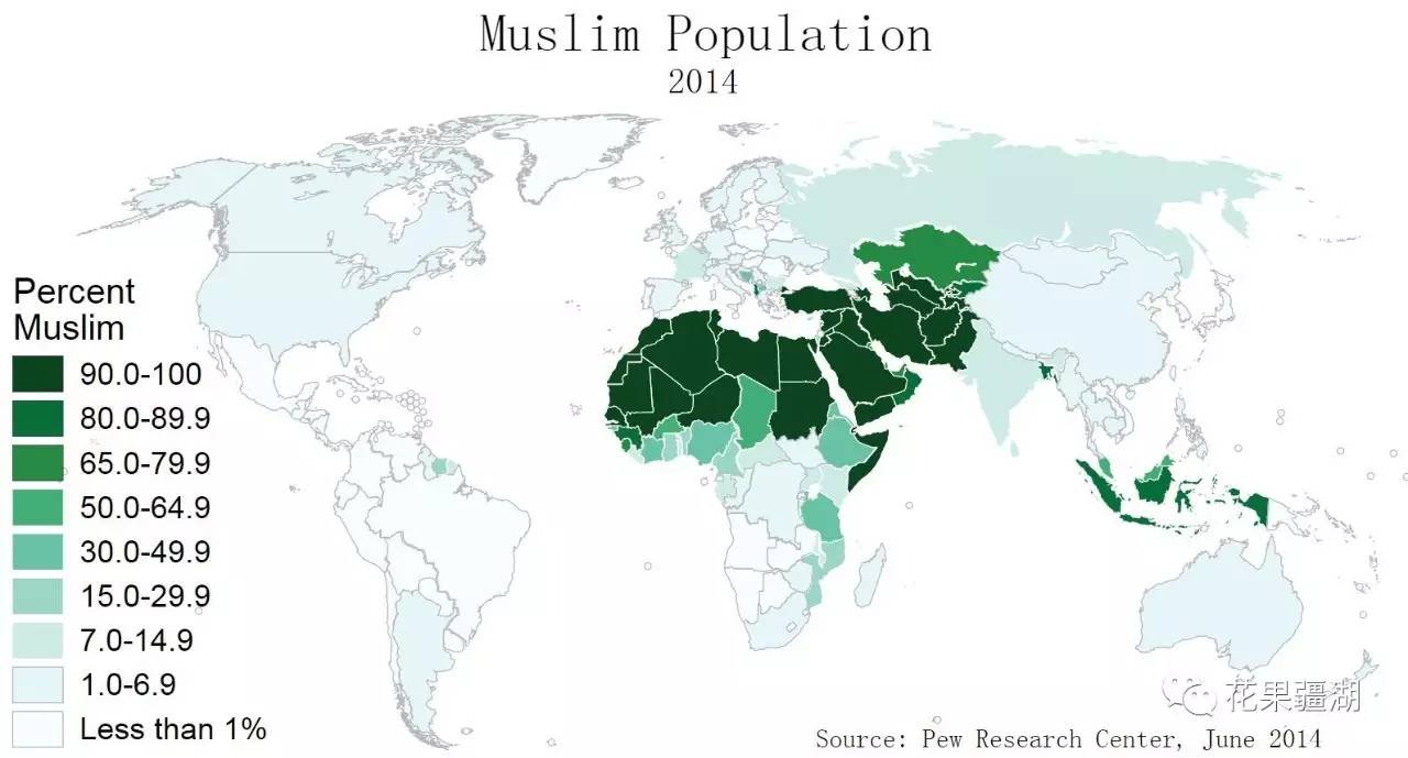 全世界伊斯兰人口_从地理角度解释中东战争不断