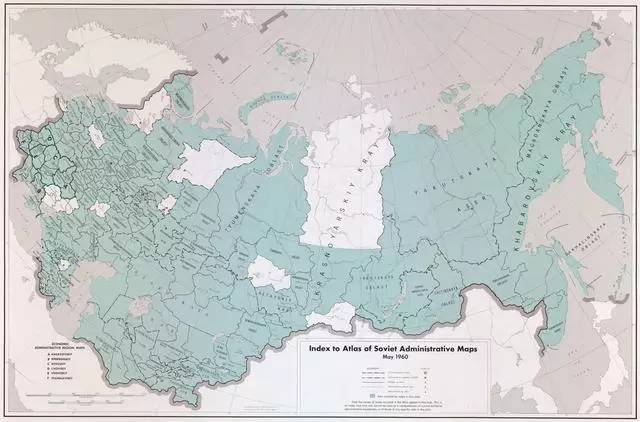 苏联时期的地图!