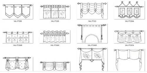 最全的窗帘窗幔款式设计,还不快私藏!