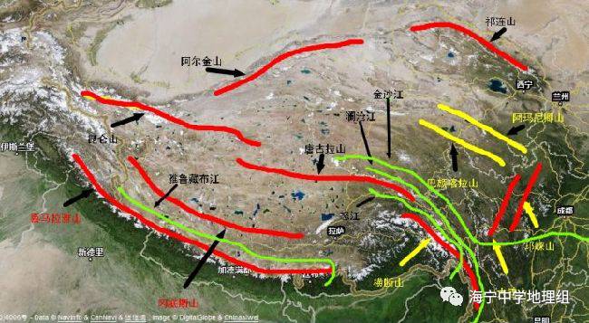 【地理常识】世界最高的高原--青藏高原