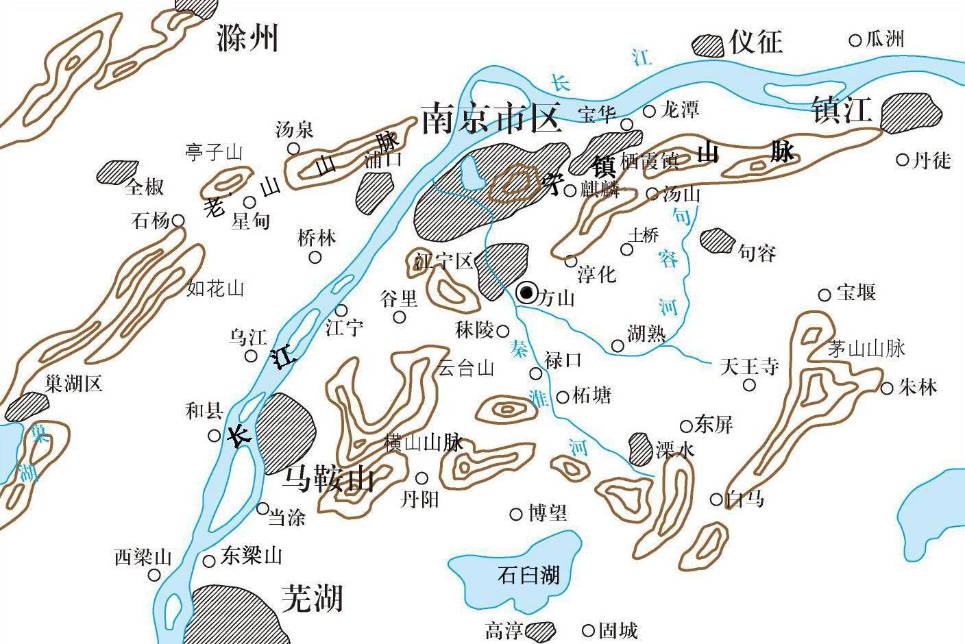 说到南京的"山(脉)",许多学者开篇都是从宁镇山脉入城说起.