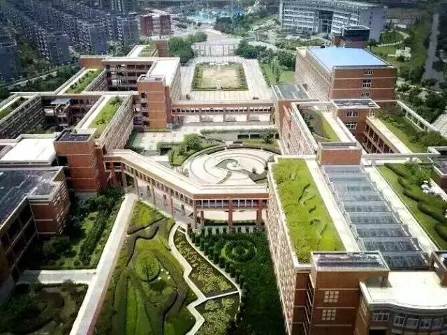 被评为"浙江省绿色学校"的温岭中学这么美!温中学子转