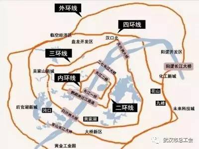 内环线: 1995年5月底,长江二桥建成通车后,武汉第一条城市环线——图片