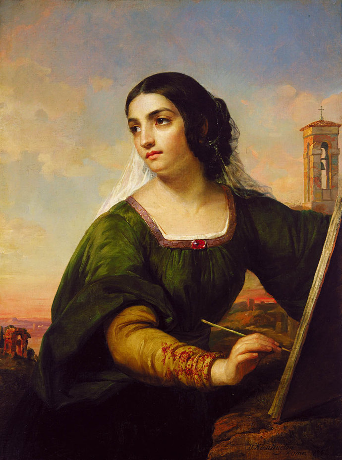 妇女服饰 欧洲古典油画作品