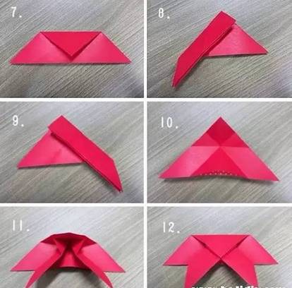 手工折纸蝴蝶的教程,难度还可以吧,反正可吉觉得不是太难