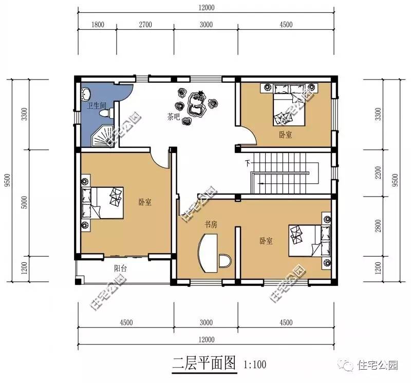 用言简意赅的设计语言,设计出最为贴合农村刚需的自建别墅户型,户型