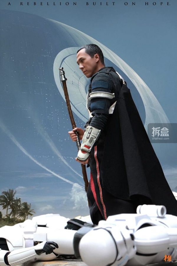 【橙默实拍】hottoys《侠盗一号:星球大战外传》chirrut mwe 甄子丹1