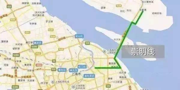 6公里,设6站 十三五期间全面竣工通车 二期,远期将延伸到崇明岛