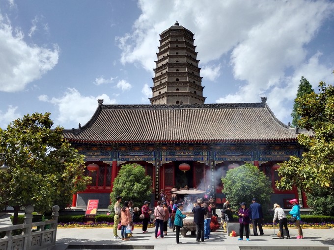 陕西名寺古刹法门寺中国佛教圣地